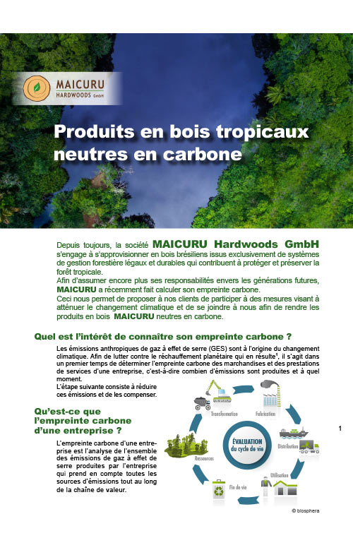 MAICURU carbon neutral FR