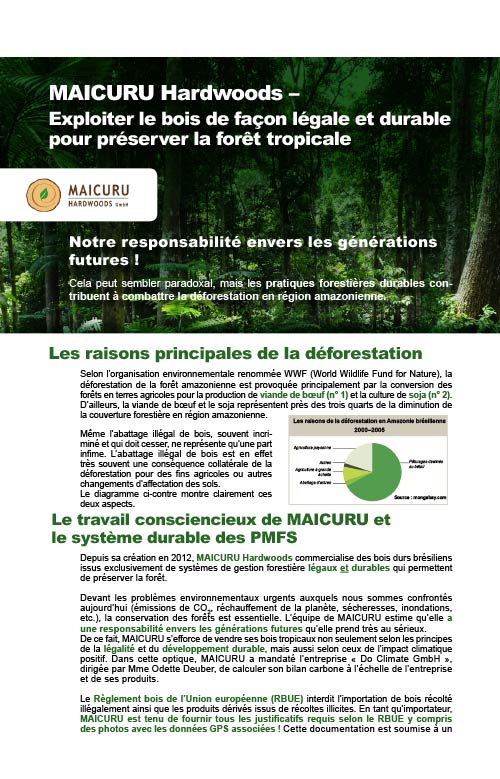 MAICURU legal and sustainable logging FR – 2page