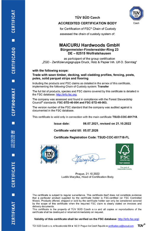 MAICURU-Hardwoods-GmbH_FSC-certification_EN