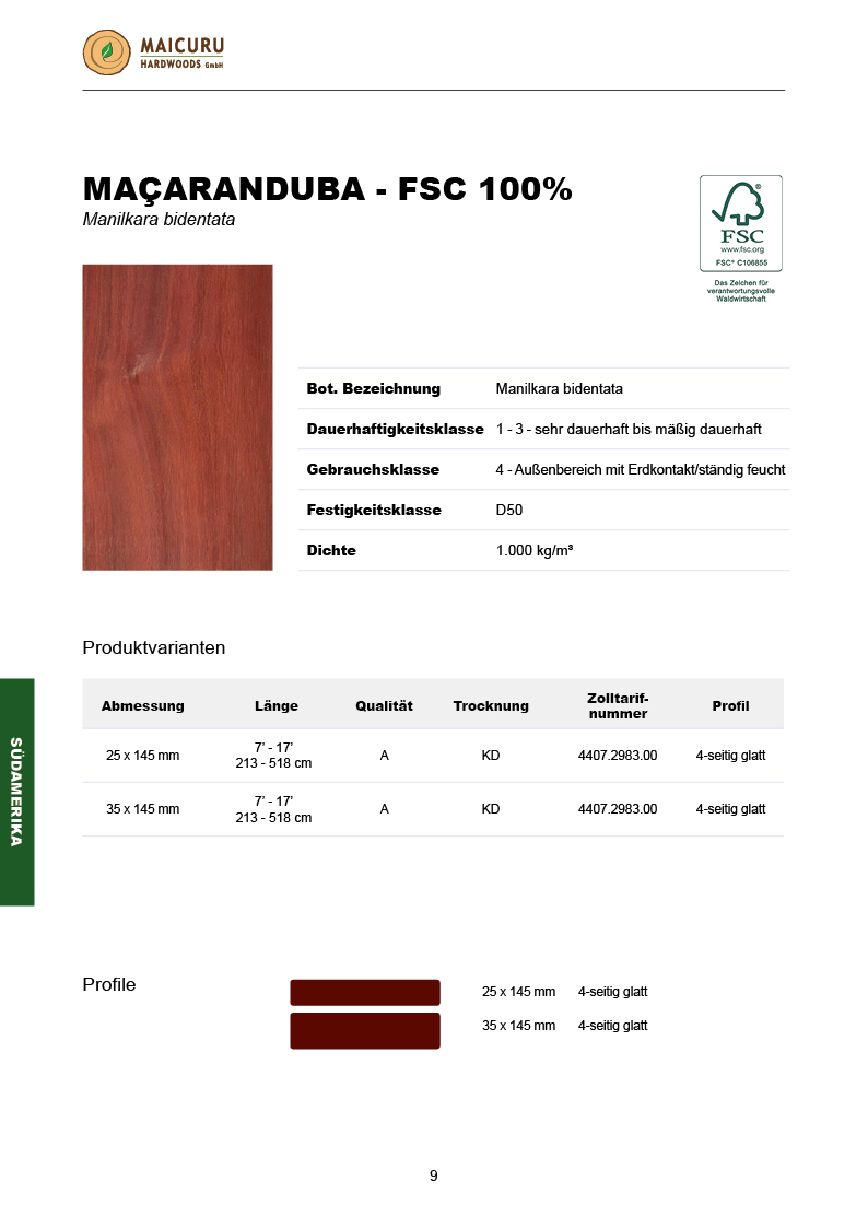 MAICURU Lagerkatalog 2024/25